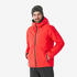 Men’s warm and waterproof ski and snowboard jacket, JKT 500 - Red