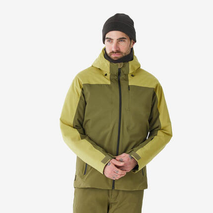 Ski- und Snowboardjacke Herren warm und wasserdicht - 500 schwarz