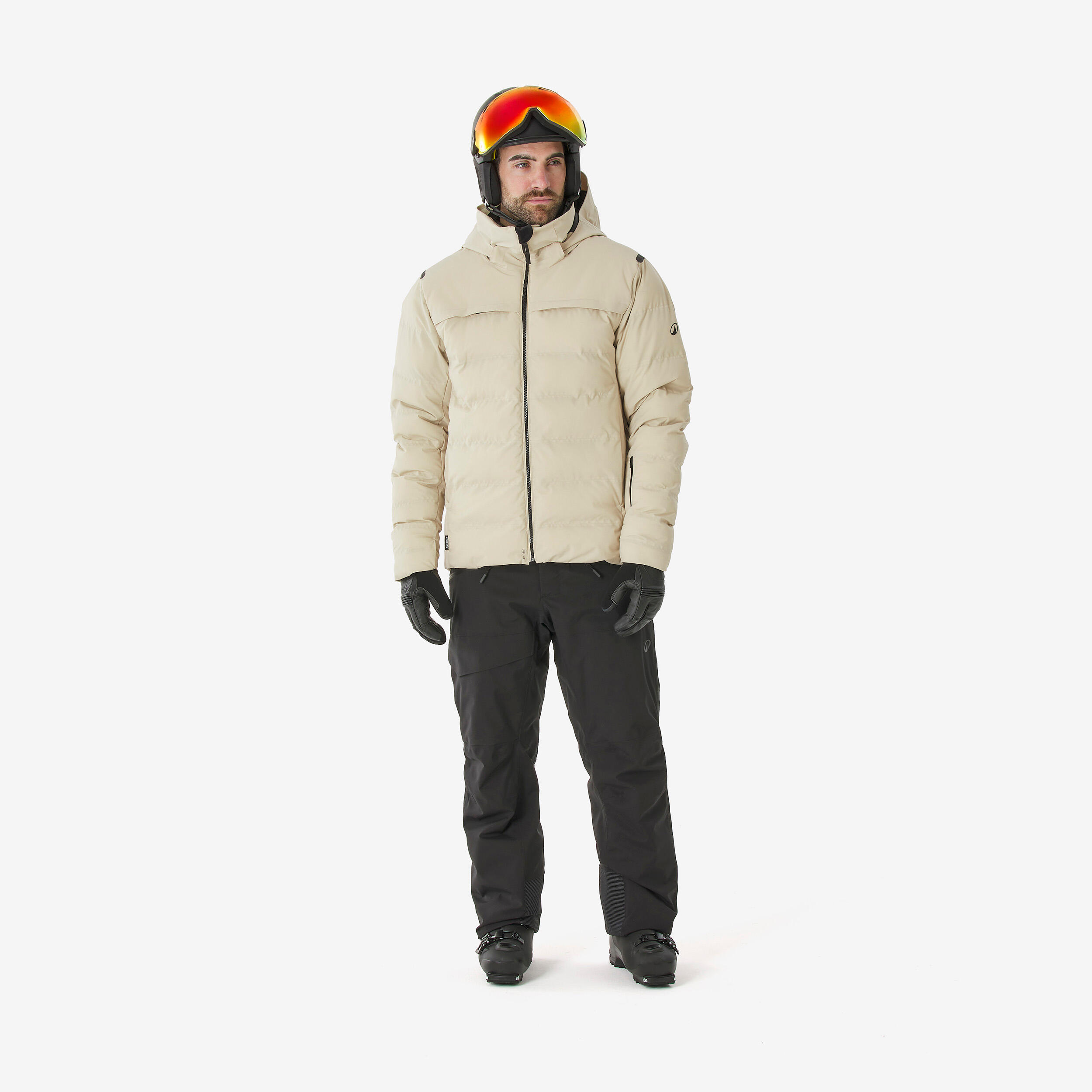 Piumino sci uomo 500 WARM beige 2/18