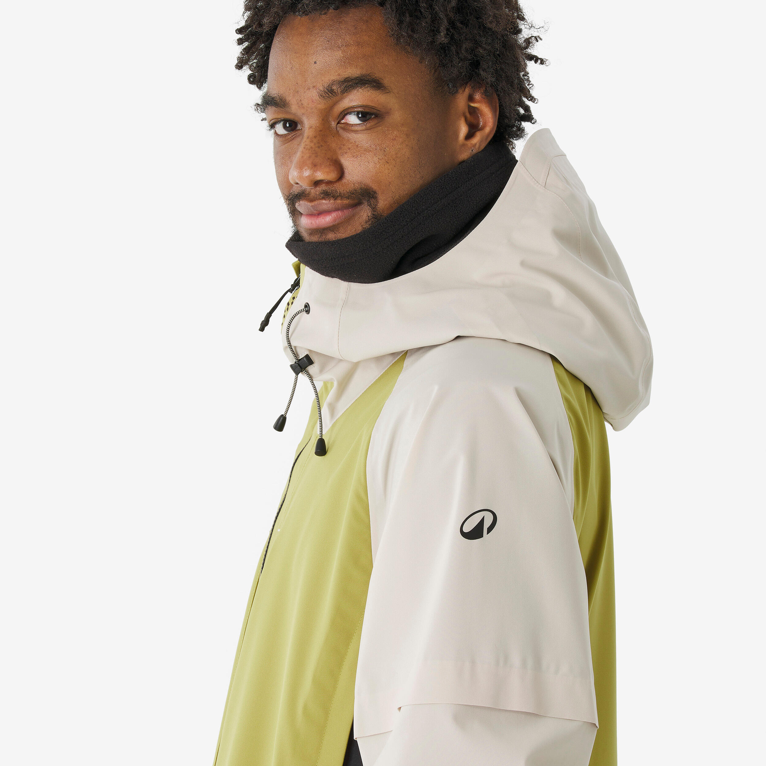 Casaco de snowboard comprido, quente e respirável homem, SNB 900 bege  4/19