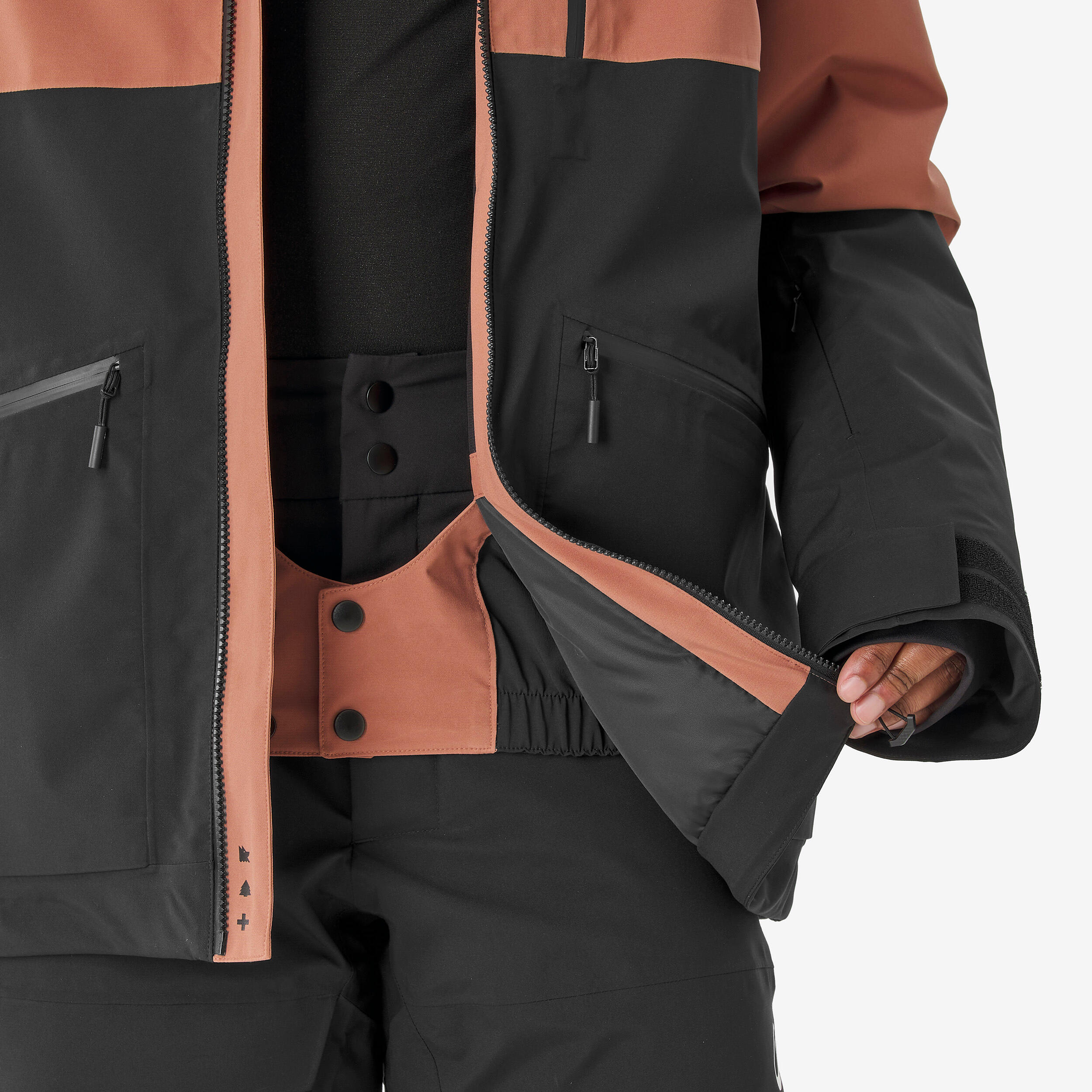 Manteau de ski et planche à neige chaud et respirant homme, 500 AM - WEDZE