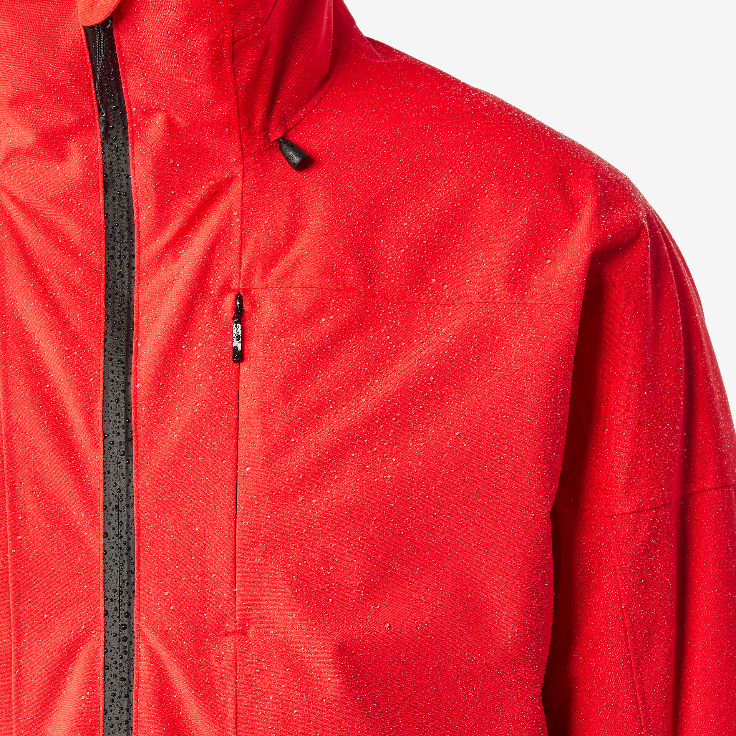 Men’s warm and waterproof ski and snowboard jacket, JKT 500 - Red