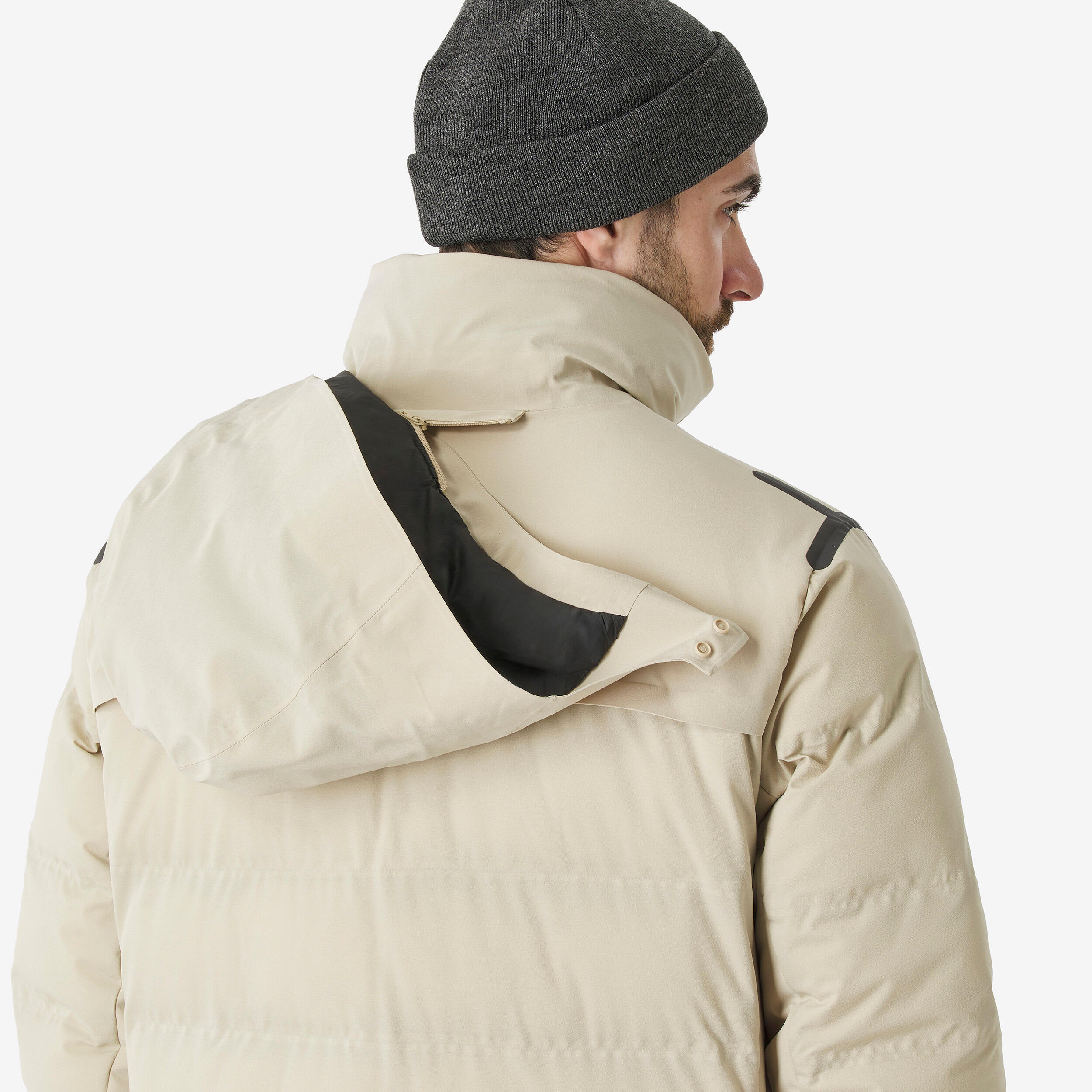 Piumino sci uomo 500 WARM beige 13/18