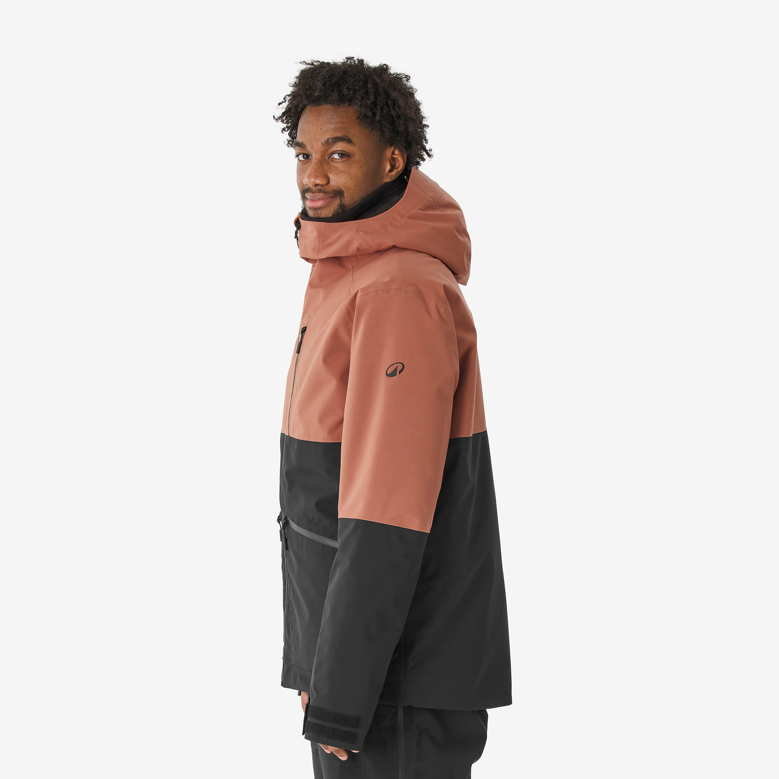Manteau de ski et planche à neige chaud et respirant homme, 500 AM 13/15