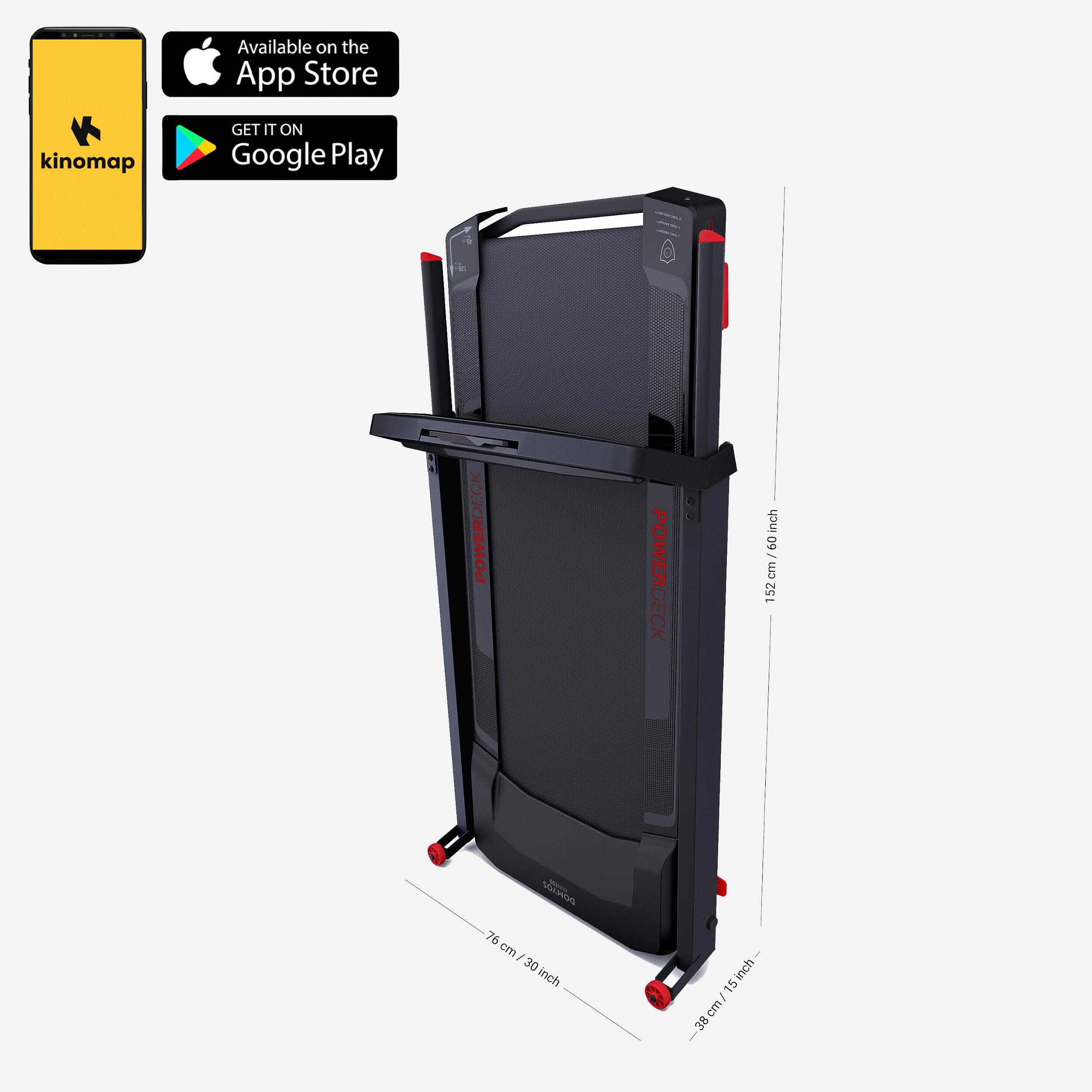 Cinta de Córrer Plegable Run100e 14 km/h 45 x 120 cm 2/12