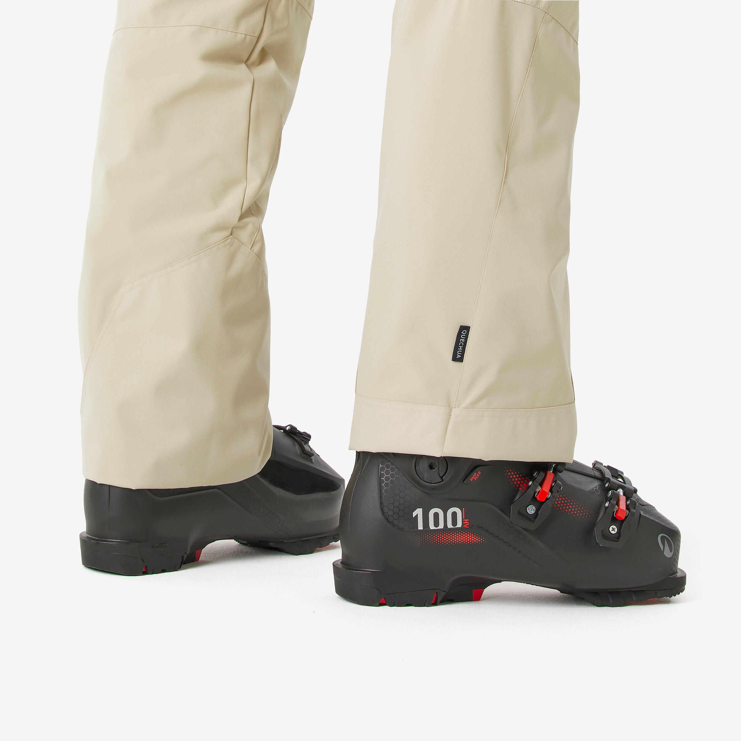 Skihose Snowboardhose Herren leicht und atmungsaktiv 500 beige