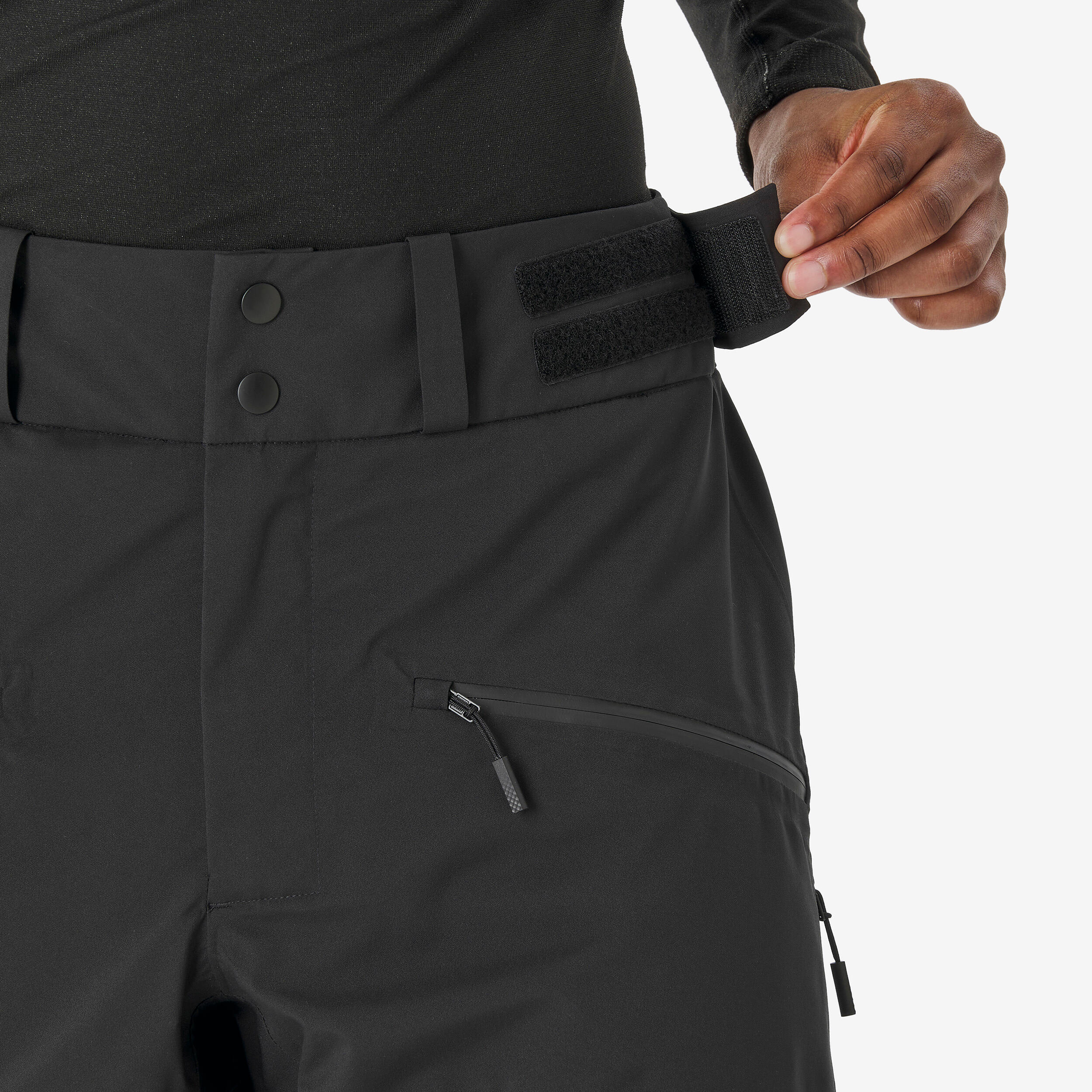 Pantalon de ski et snowboard imperméable et respirant homme, Pant 500 AM Bleu 11/15