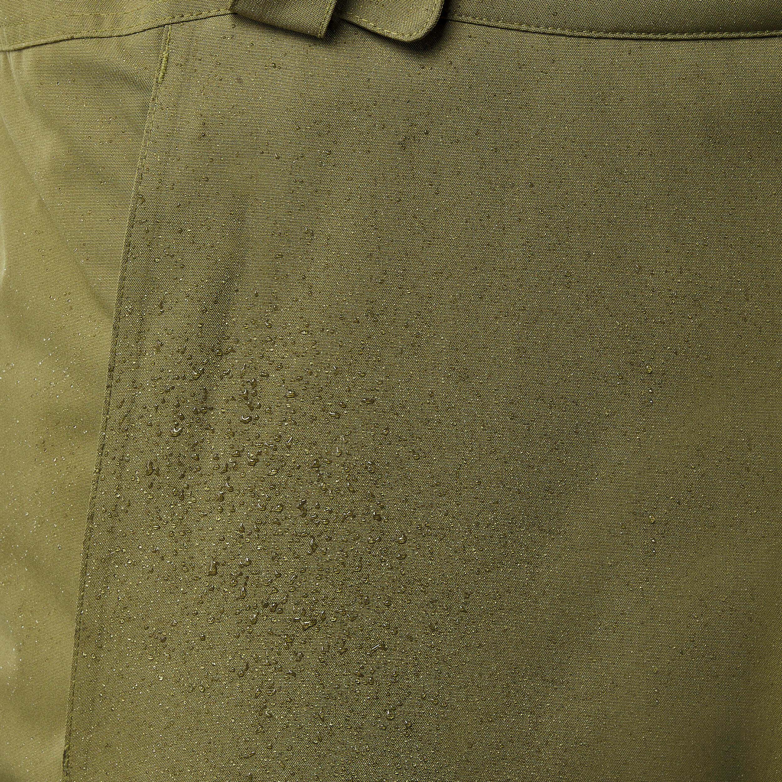 Men’s very warm and breathable ski and snowboard trousers, 500 - Khaki