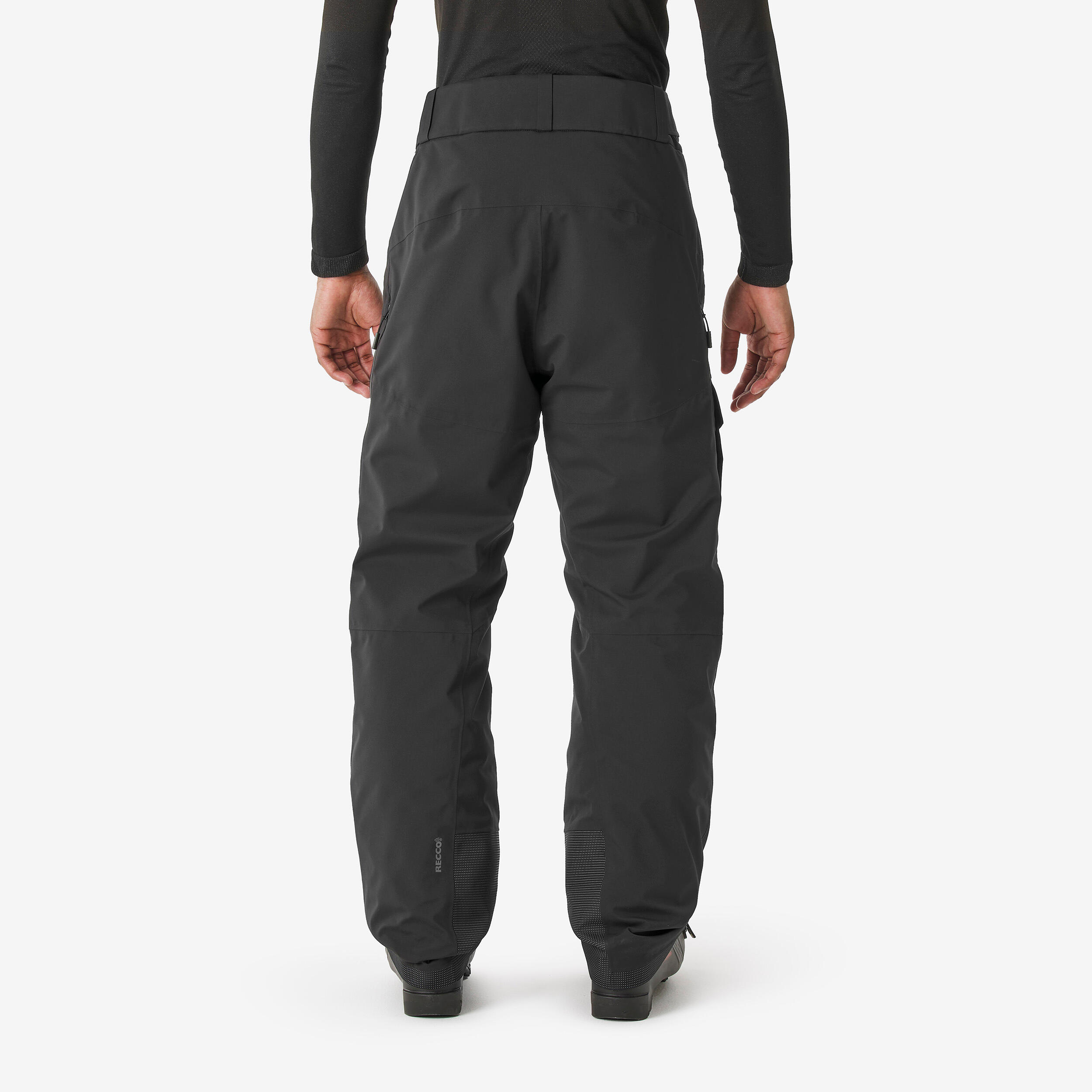 Pantaloni sci uomo 500 AM neri 4/23