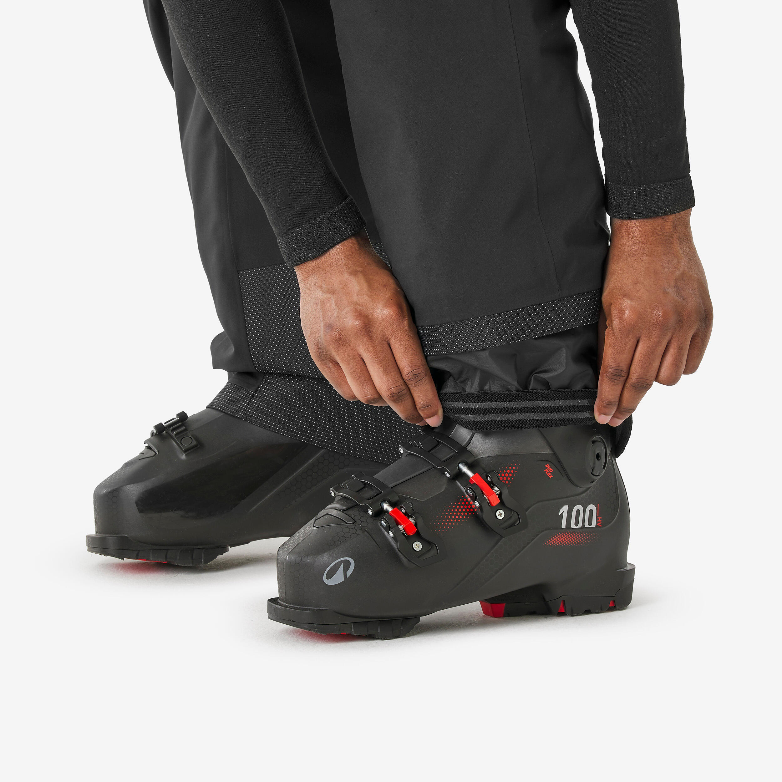 Pantaloni sci uomo 500 AM neri 12/23