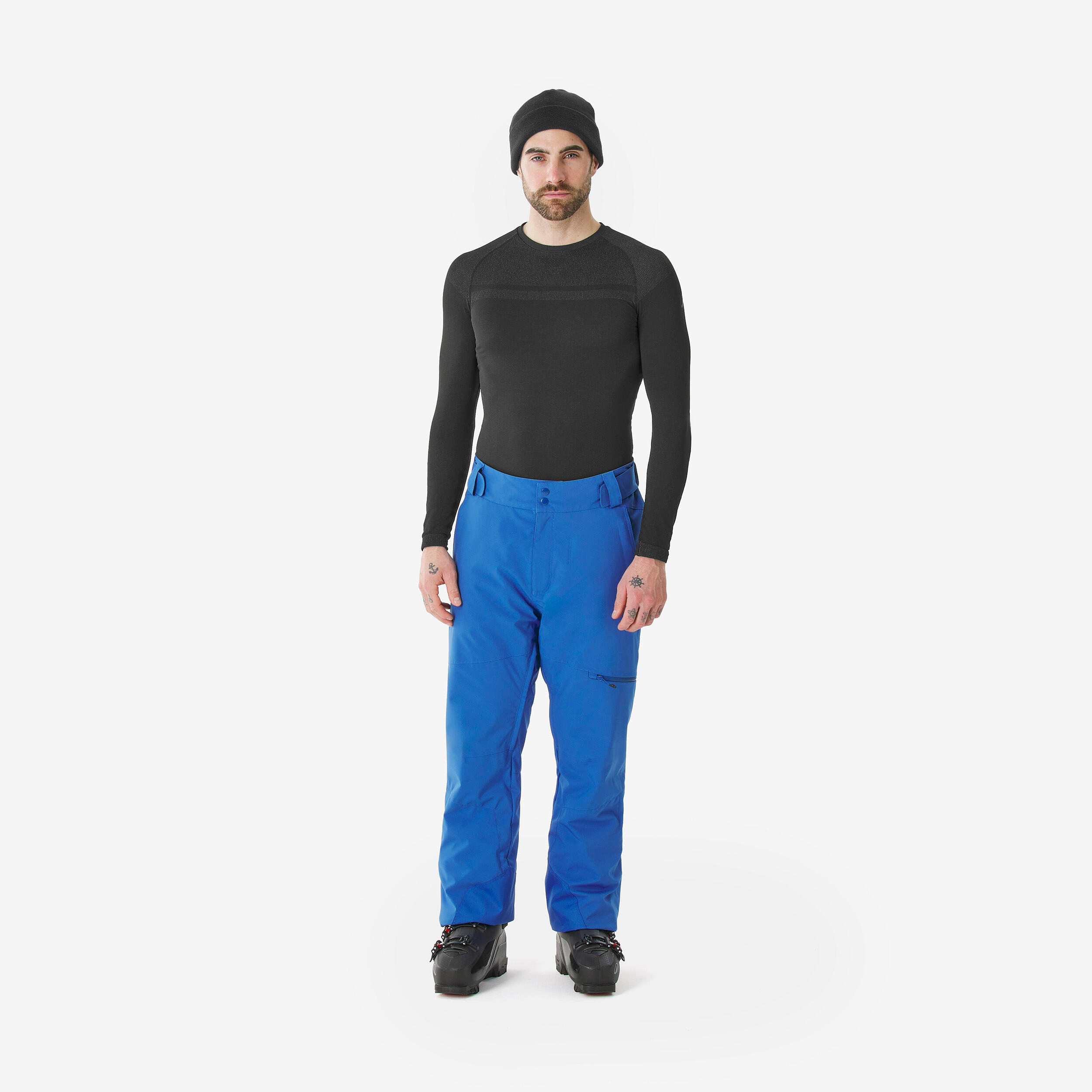 Pantalon de ski et snowboard très chaud et respirant  homme, 500 bleu 2/13