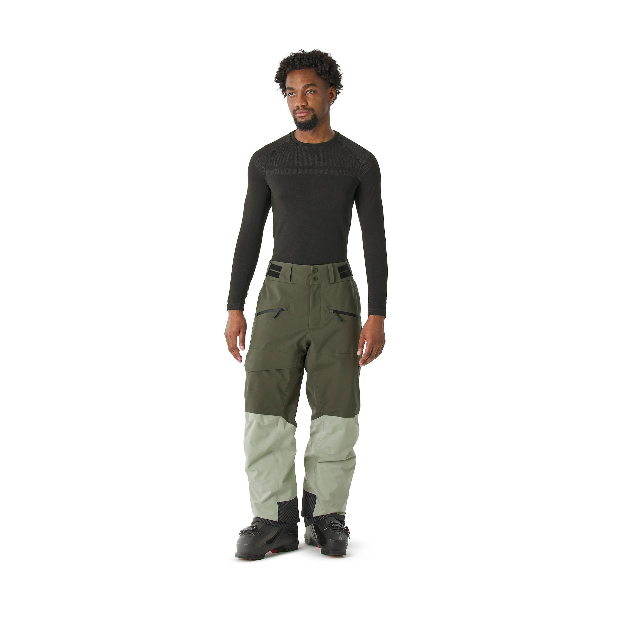 Pantalon de ski et planche à neige imperméable et respirant homme, 500 AM 2/10