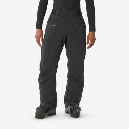 Pantalon de ski et snowboard imperméable et respirant homme, Pant 500 AM Noir