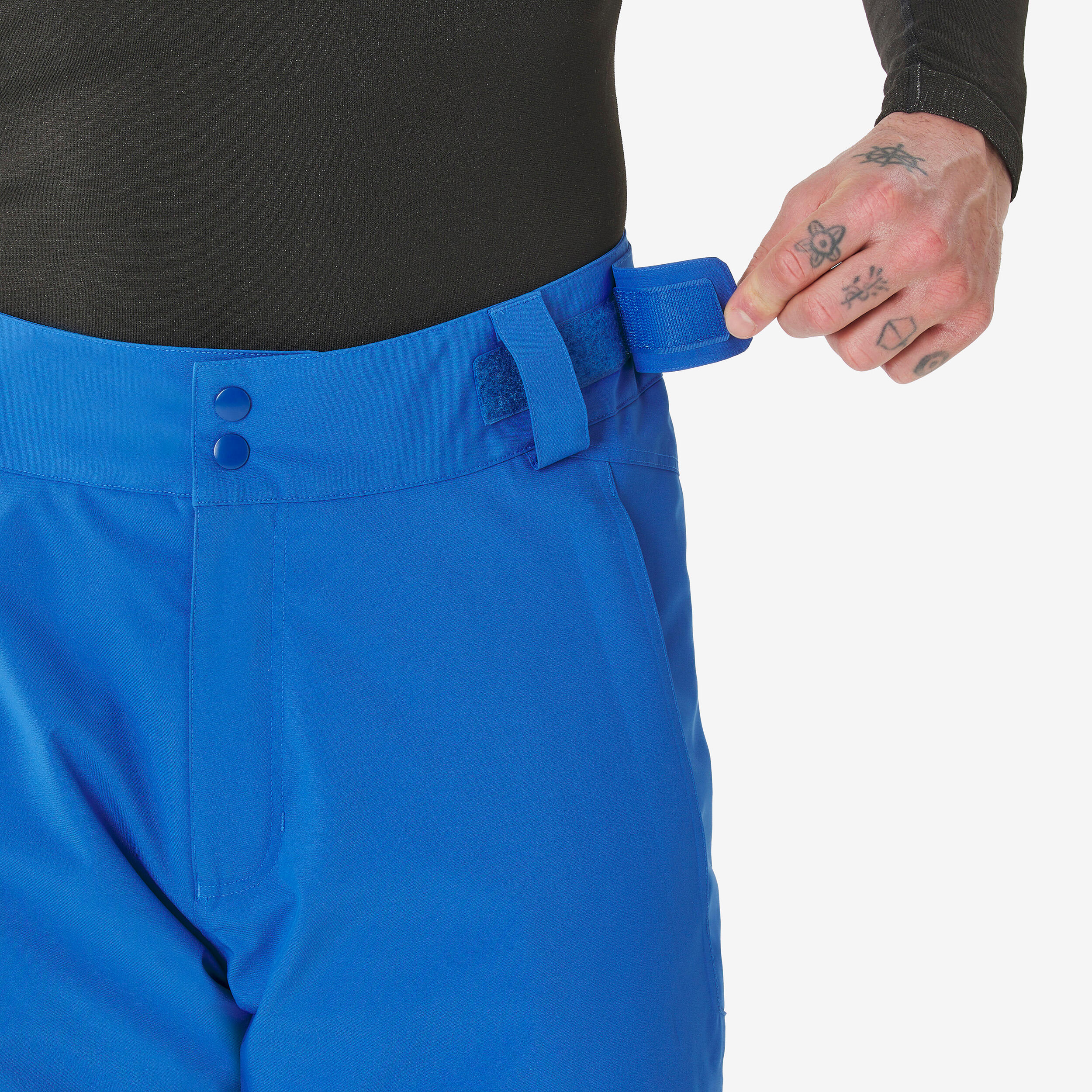 Pantalon de ski et snowboard très chaud et respirant  homme, 500 bleu 8/13