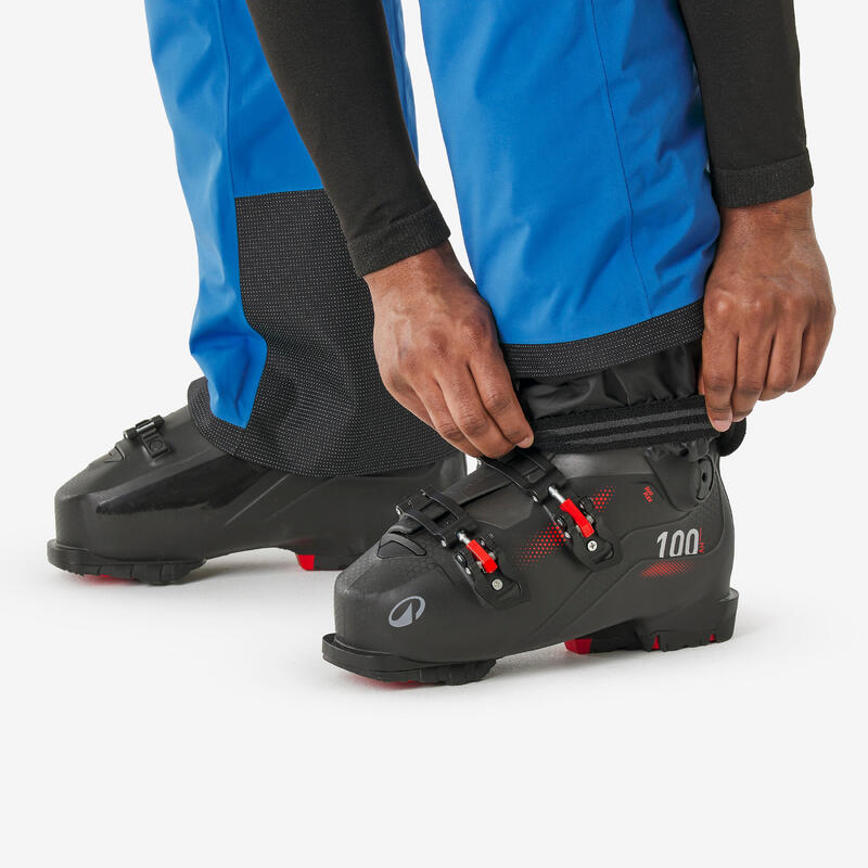 Pantalon schi și snowboard impermeabil și respirant 500 AM Albastru Bărbați