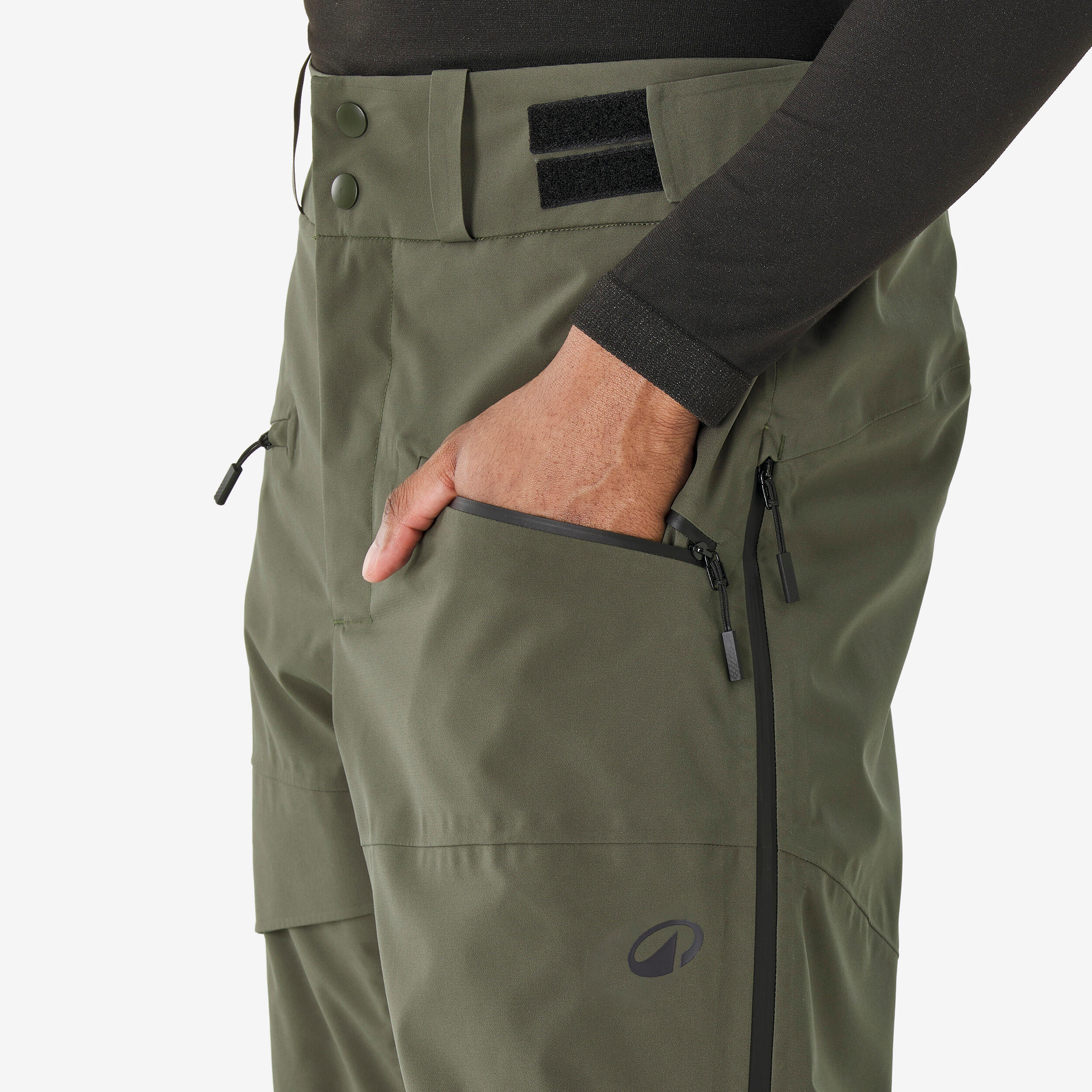 Pantalon de ski et planche à neige imperméable et respirant homme, 500 AM 5/10