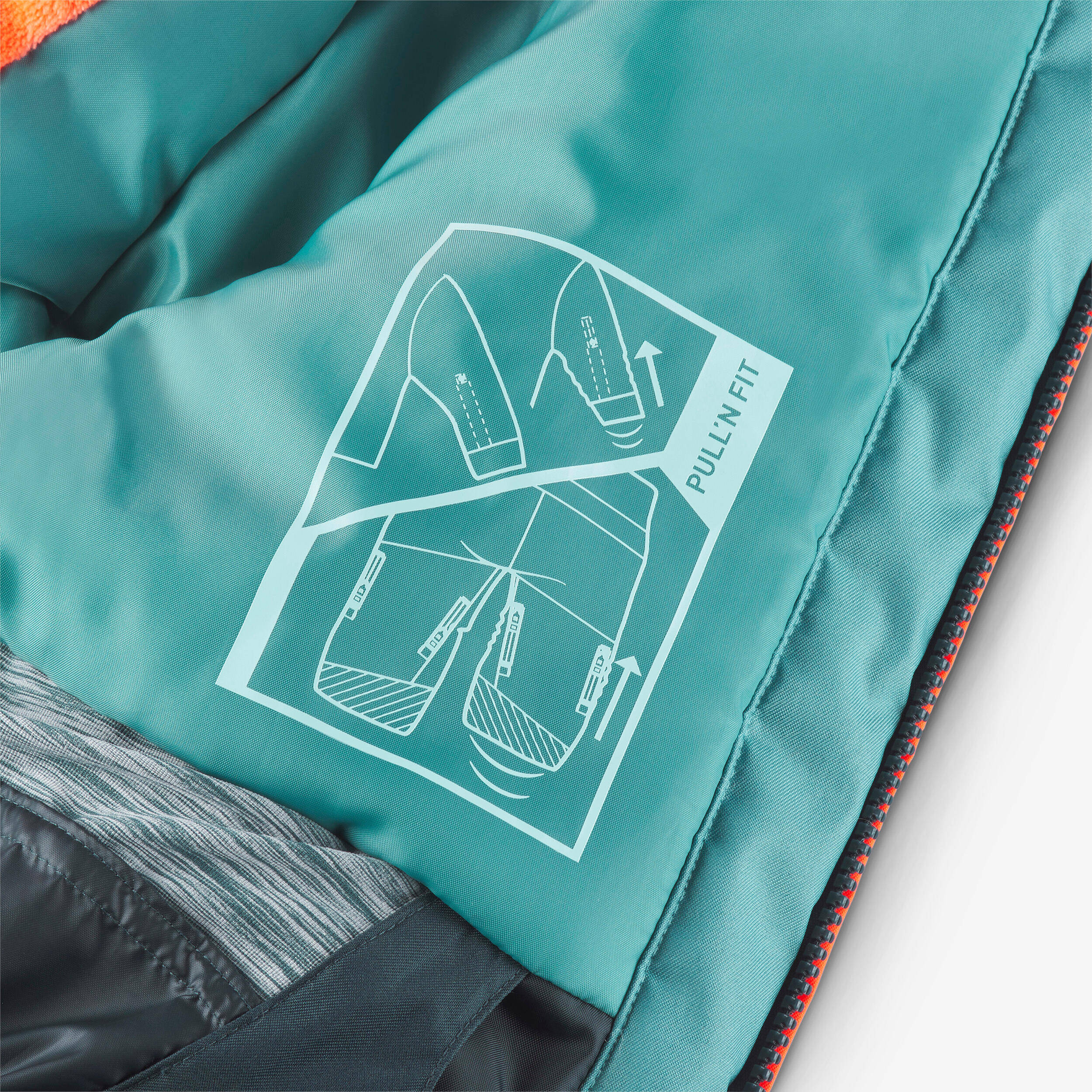 Kids’ 3-in-1 Jacket/Trousers/Mittens COMBO 500 - 3-6 year-olds - Green -  2