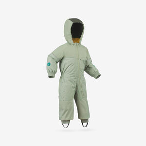 Mono de esquí cálida y ajustable niños 1-5 años, 500 Toddler caqui