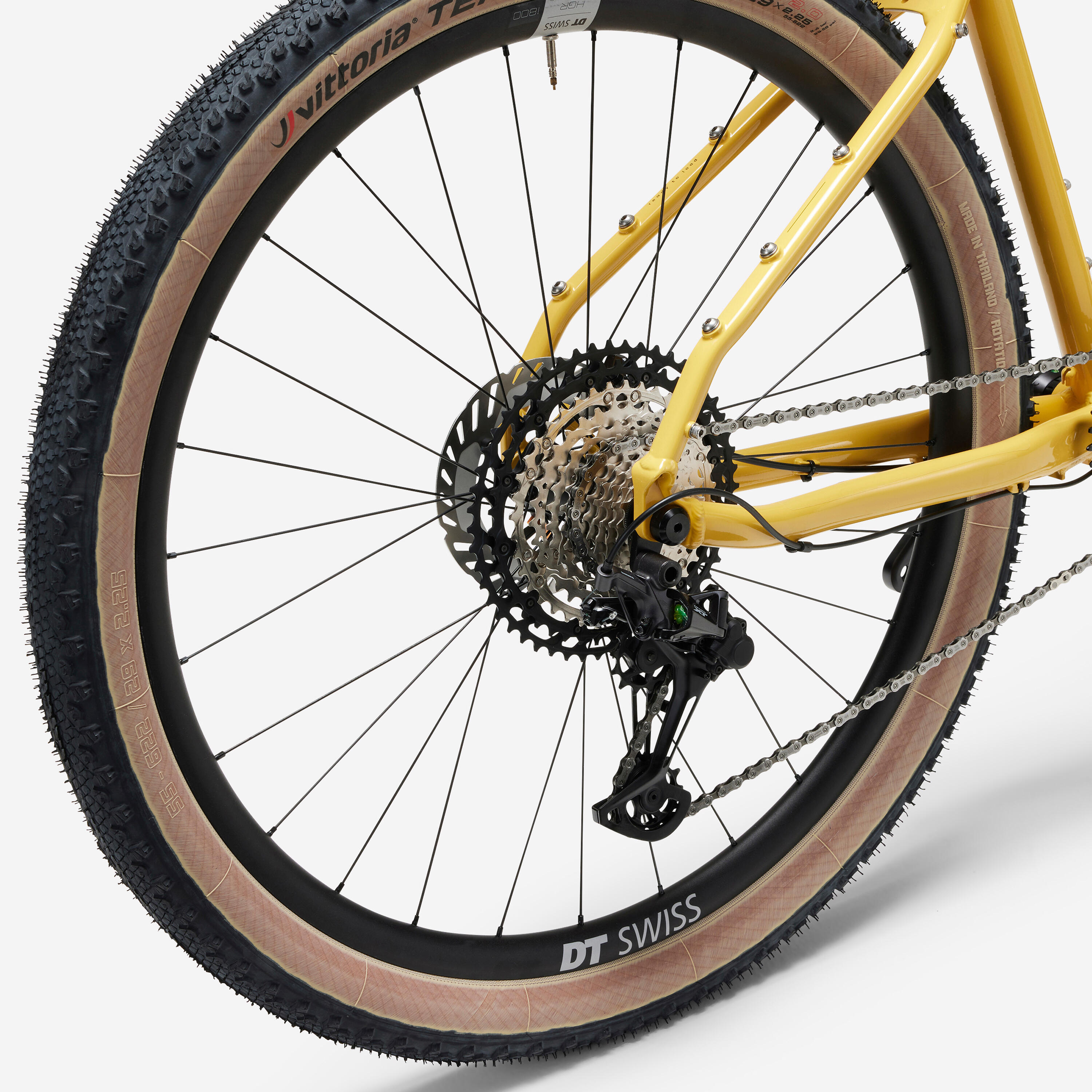 Vélo de voyage offroad bikepacking, ADVT 920 jaune 5/15