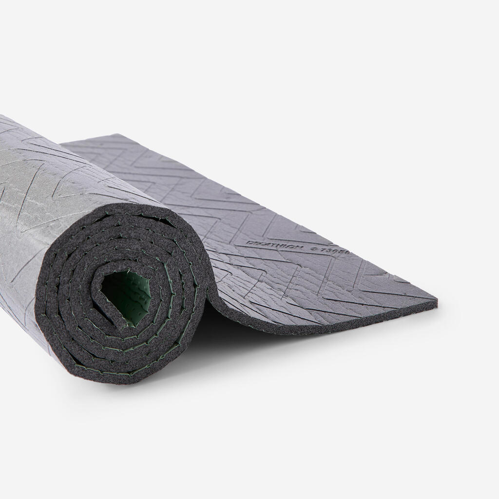 Tapis de fitness adhérence et confort 7 mm, vert