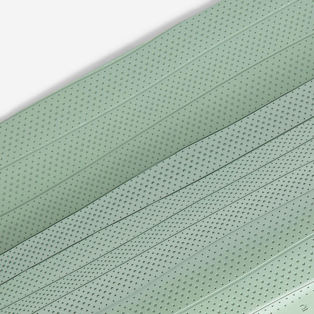 Tapis de fitness adhérence et confort 7 mm, vert