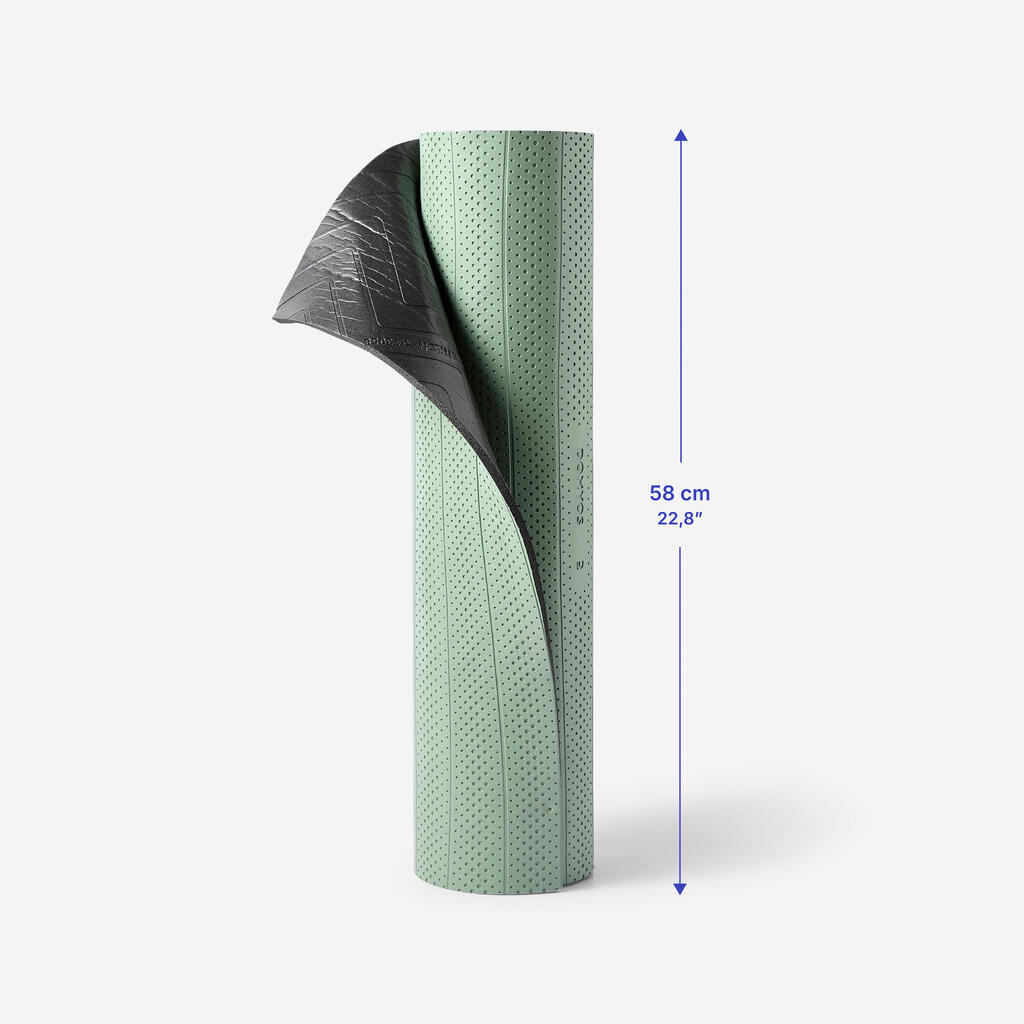 Zelena prostirka za fitnes debljine 7 mm