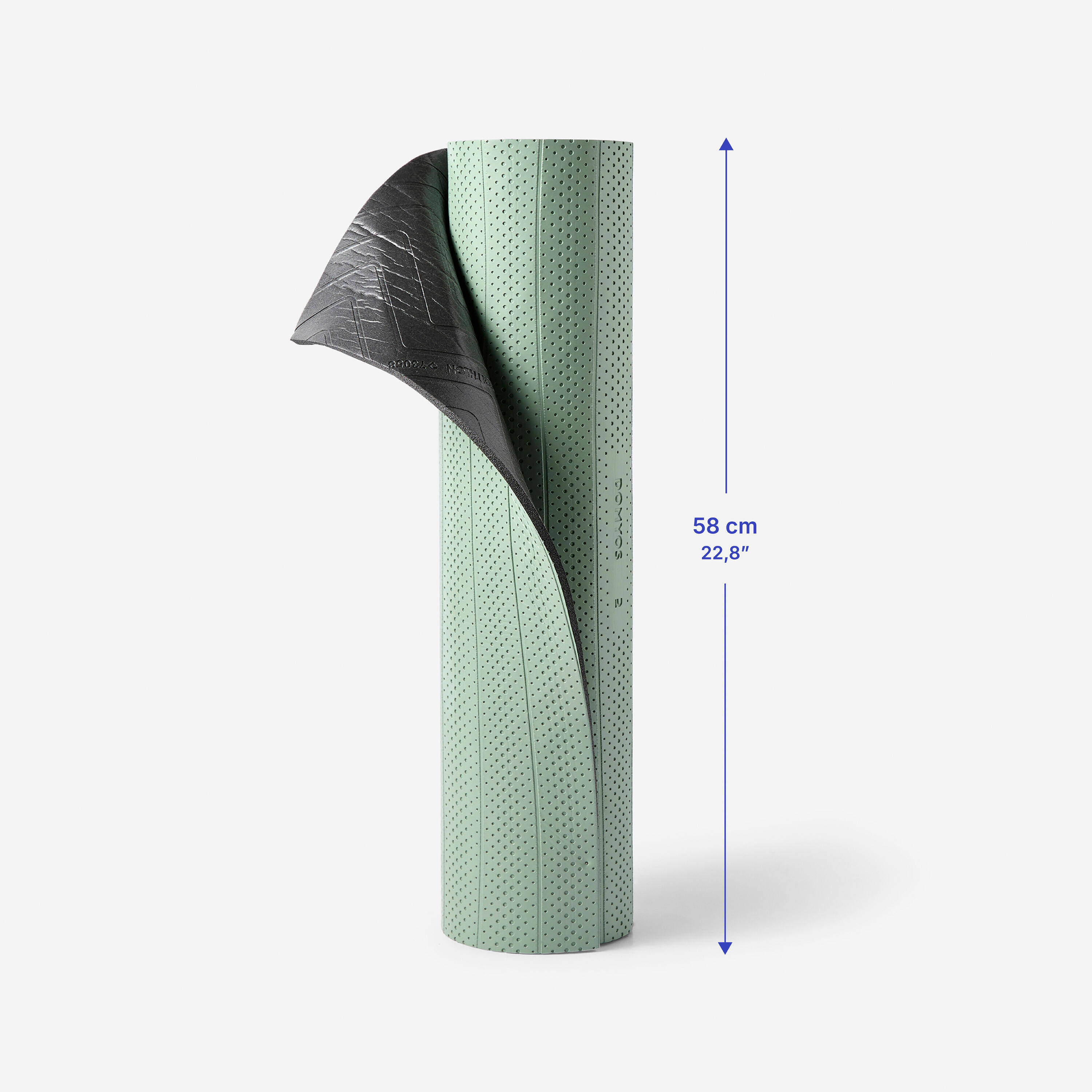 7 mm Grippy and Comfortable Fitness Mat - Green -  5