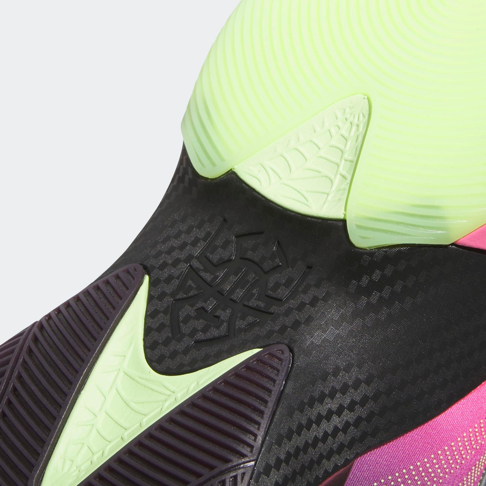 Scarpe basket adulto ADIDAS D.O.N ISSUE 7 nero-giallo-rosa 8/9
