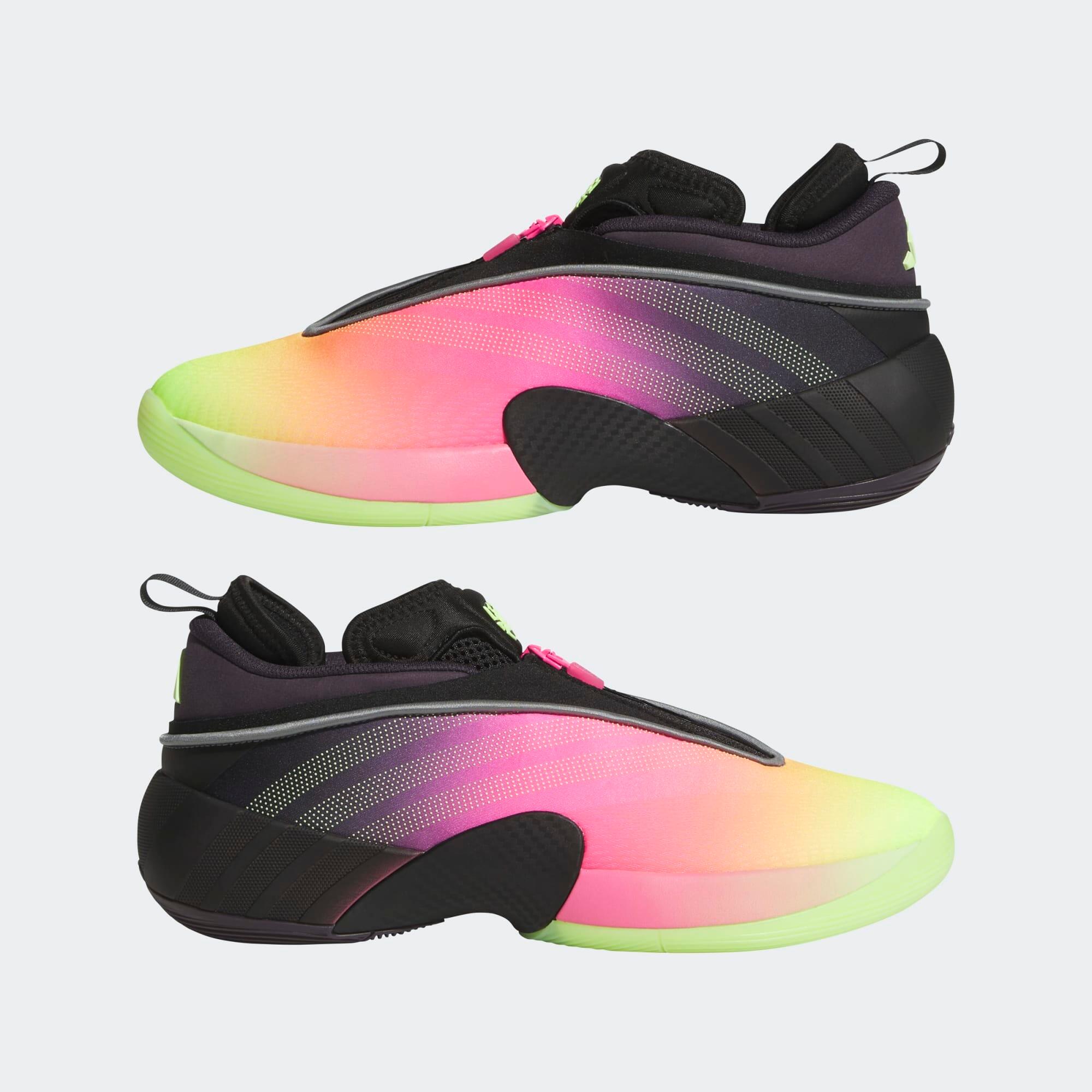 Scarpe basket adulto ADIDAS D.O.N ISSUE 7 nero-giallo-rosa 2/9