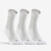 CHAUSSETTES DE SPORT HAUTES RS 160 BLANC LOT DE 3