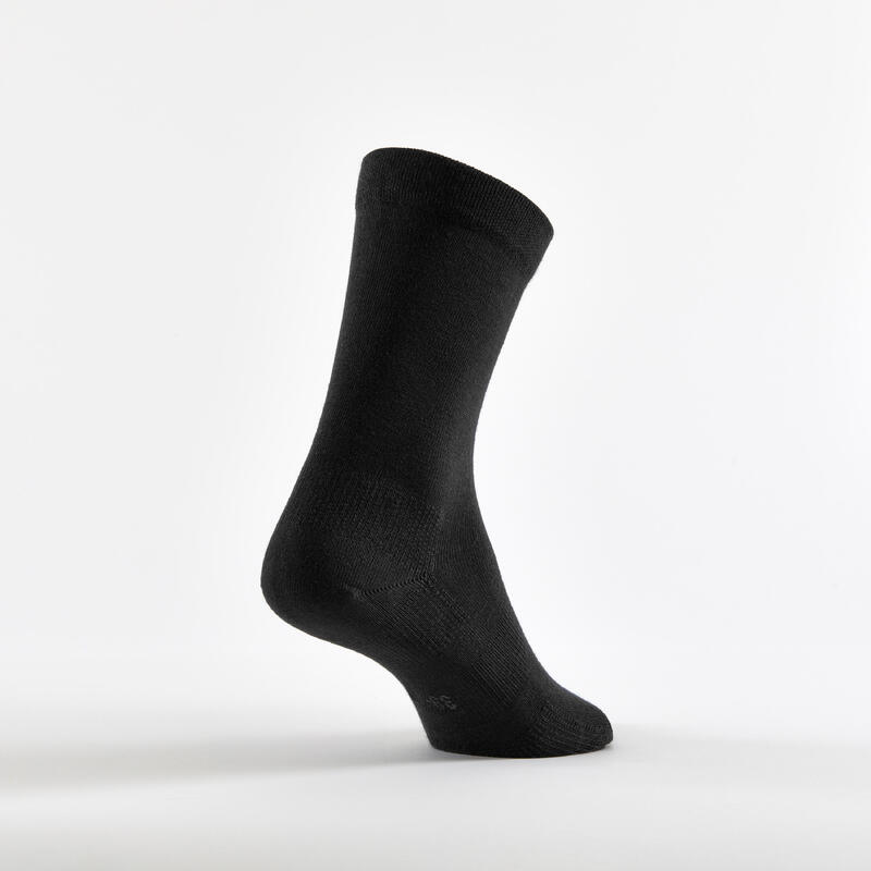 CHAUSSETTES DE SPORT HAUTES  RS 160 NOIR LOT DE 3