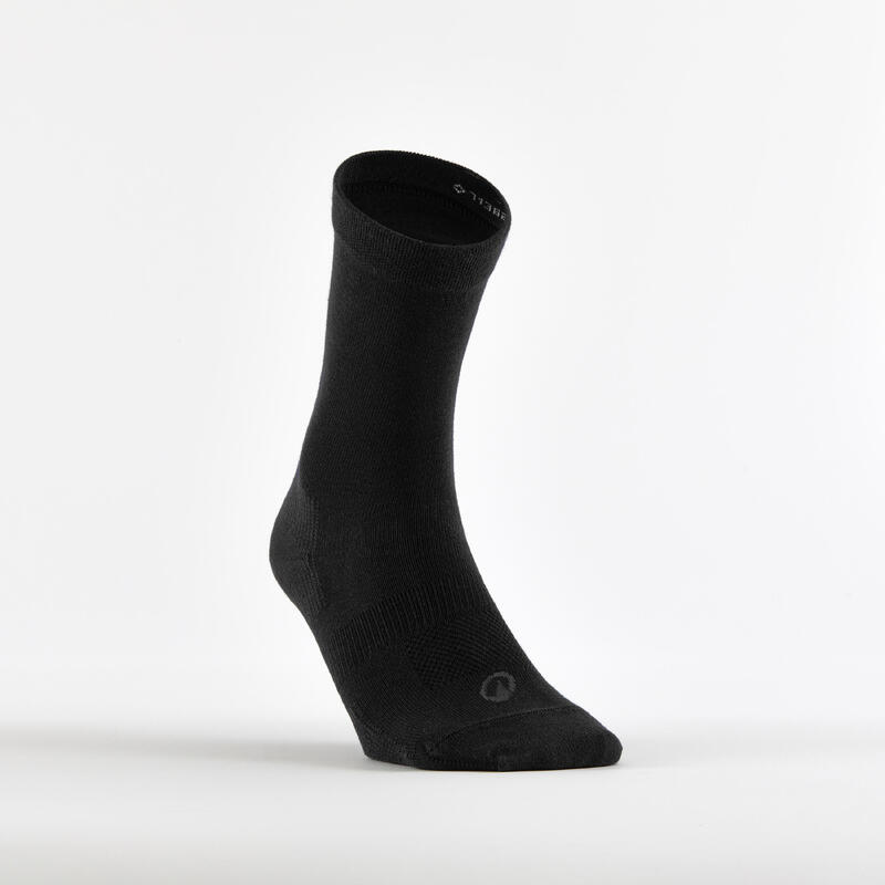 CHAUSSETTES DE SPORT HAUTES  RS 160 NOIR LOT DE 3