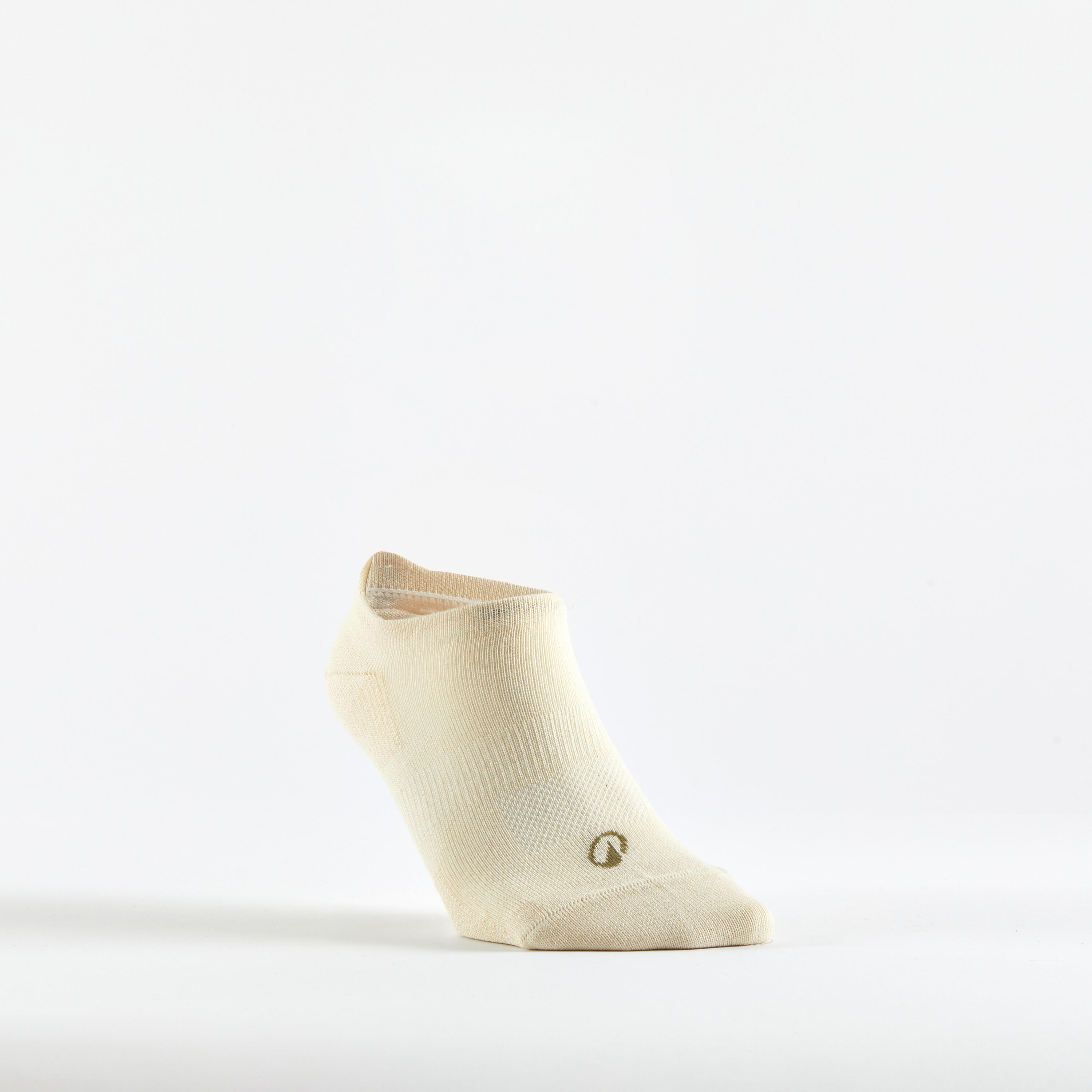 Low Sports Socks Tri-Pack - RS 160 Brown/Beige - DECATHLON