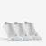 CHAUSSETTES DE SPORT BASSES RS 160 BLANC LOT DE 3.