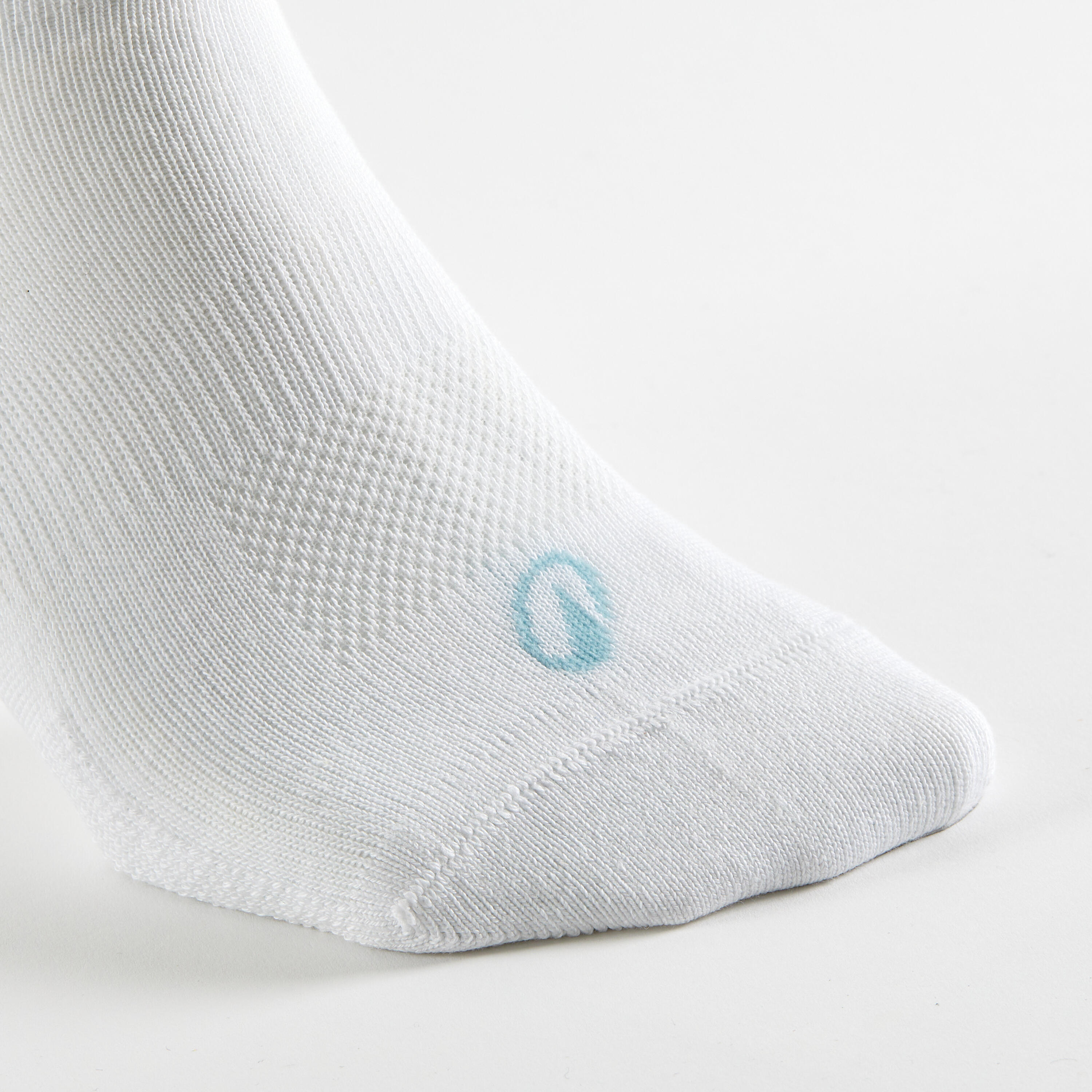 CHAUSSETTES DE SPORT BASSES RS 160 VERT BLANC VERT LOT DE 3. 3/5