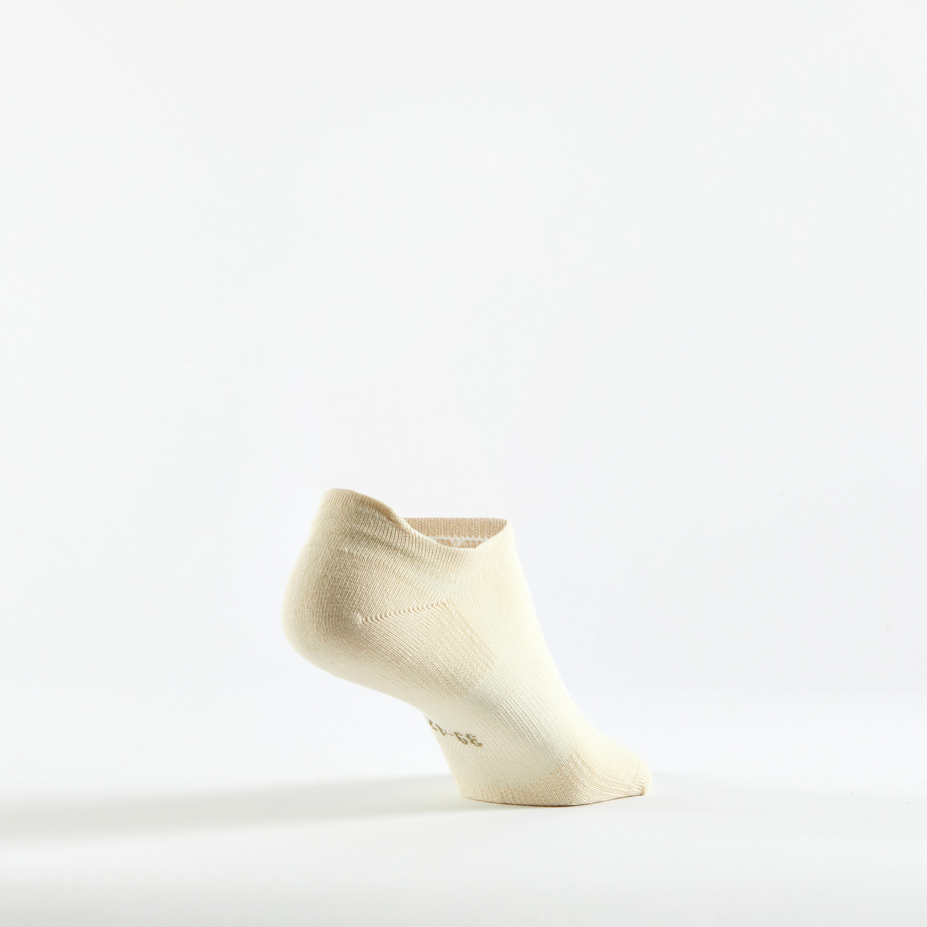 Low Sports Socks Tri-Pack - RS 160 Brown/Beige - DECATHLON