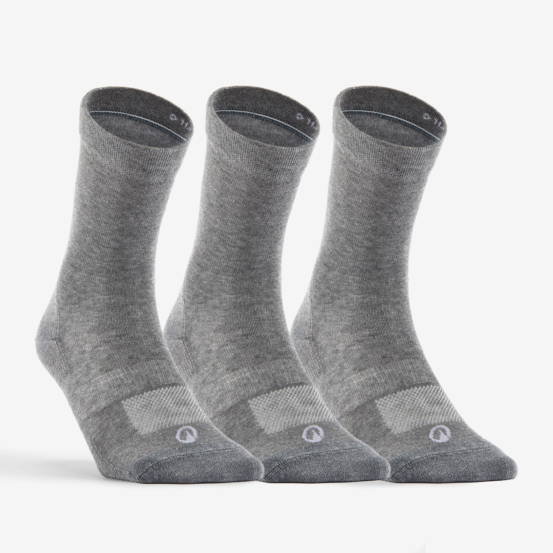 Chaussettes de sport hautes rs 160 gris lot de 3 - Clubs - - ARTENGO-Decathlon PRO - Clubs - Entreprises - Collectivités - Associations