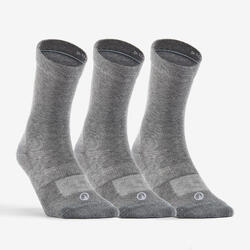 CHAUSSETTES DE SPORT HAUTES RS 160 MARINE LOT DE 3