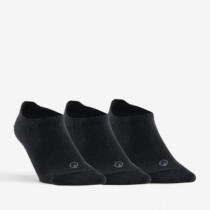 Chaussettes de sport basses lot de 3 paires, RS160 gris violet bleu blanc