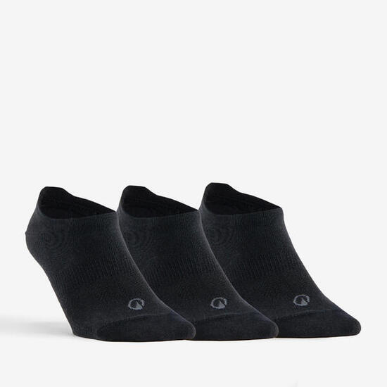 CHAUSSETTES DE SPORT BASSES RS 160 NOIR LOT DE 3.