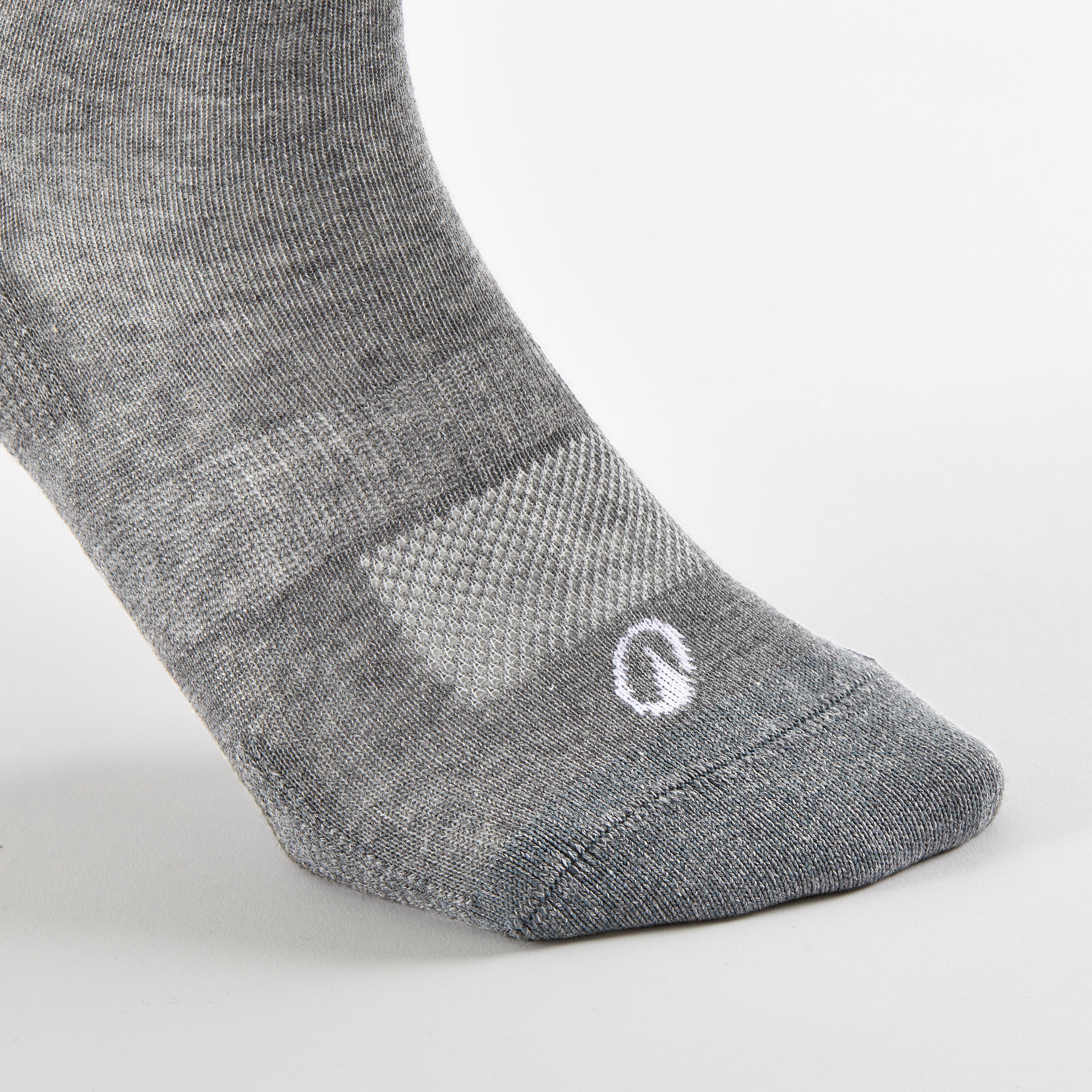 Calcetines altos de tenis Pack de 3 Artengo RS 160 gris 3/5