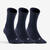 CHAUSSETTES DE SPORT HAUTES RS 160 MARINE LOT DE 3