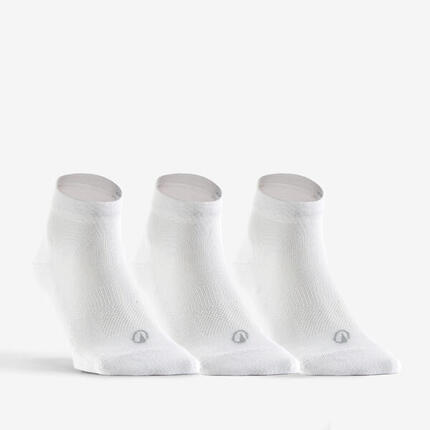 CHAUSSETTES DE SPORT MI-HAUTES RS 160 GRISES LOT DE 3.