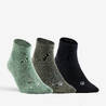 Mid Sports Socks Tri-Pack RS 160 - Khaki/Grey/Black
