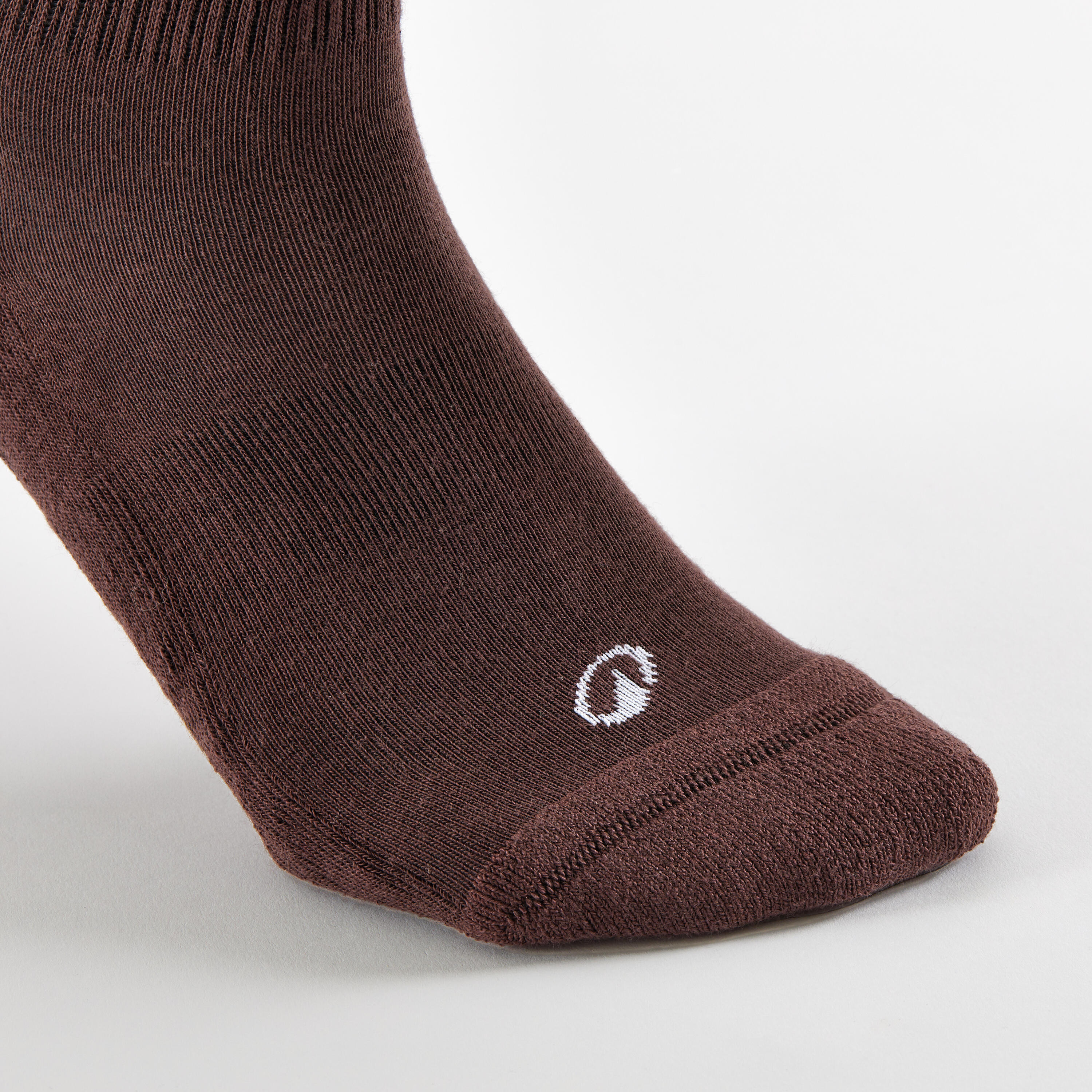CHAUSSETTES DE SPORT HAUTES RS 300 BEIGE, MARRON, BLANC EN LOT DE 4. 3/5