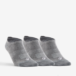 CHAUSSETTES DE SPORT BASSES ARTENGO RS 160 GRIS LOT DE 3