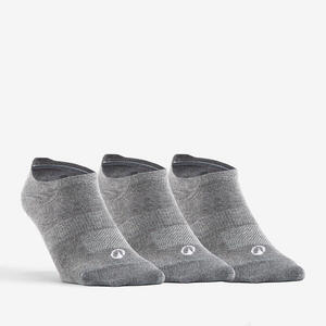 Calcetines cortos de tenis Pack de 3 Artengo RS 160 gris
