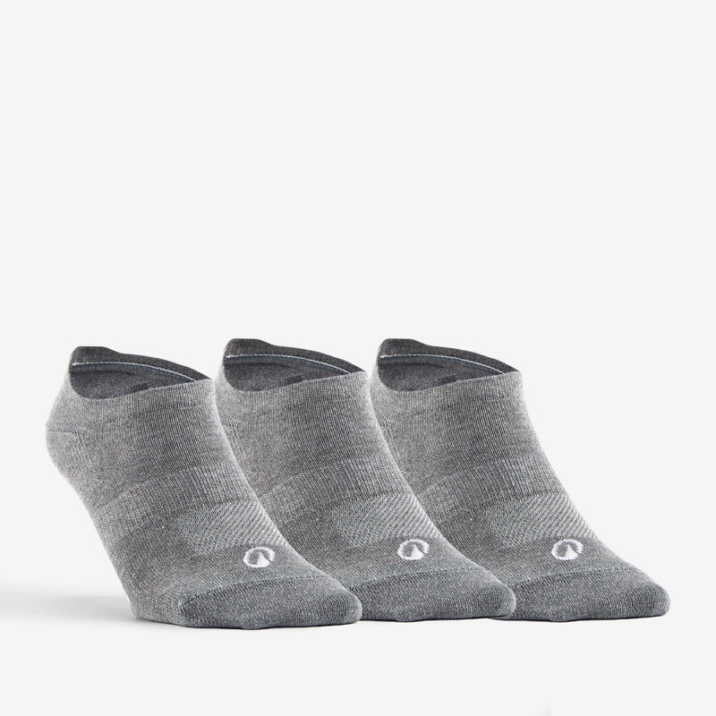 Chaussettes de sport basses lot de 3, RS 160 gris.