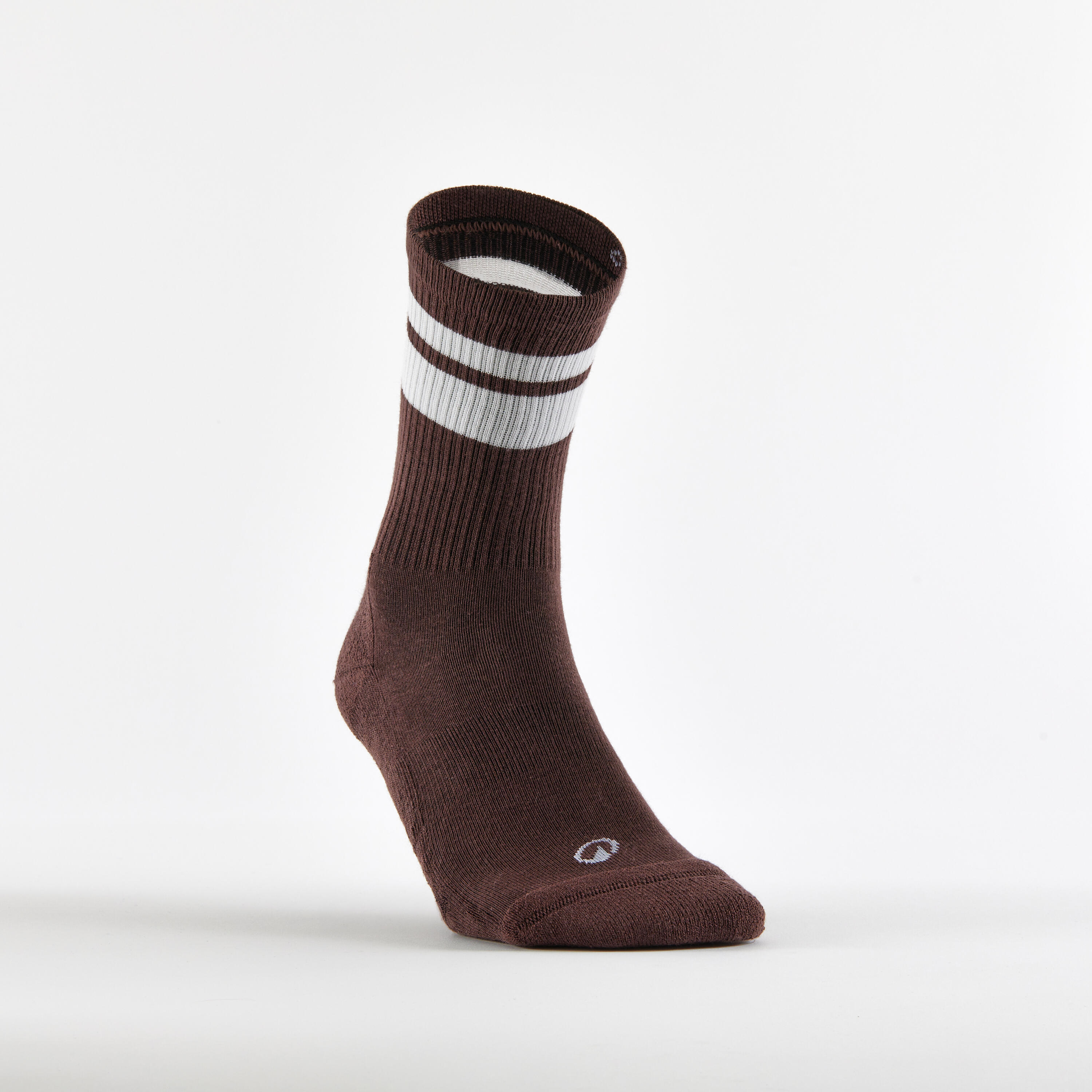 CHAUSSETTES DE SPORT HAUTES RS 300 BEIGE, MARRON, BLANC EN LOT DE 4. 2/5