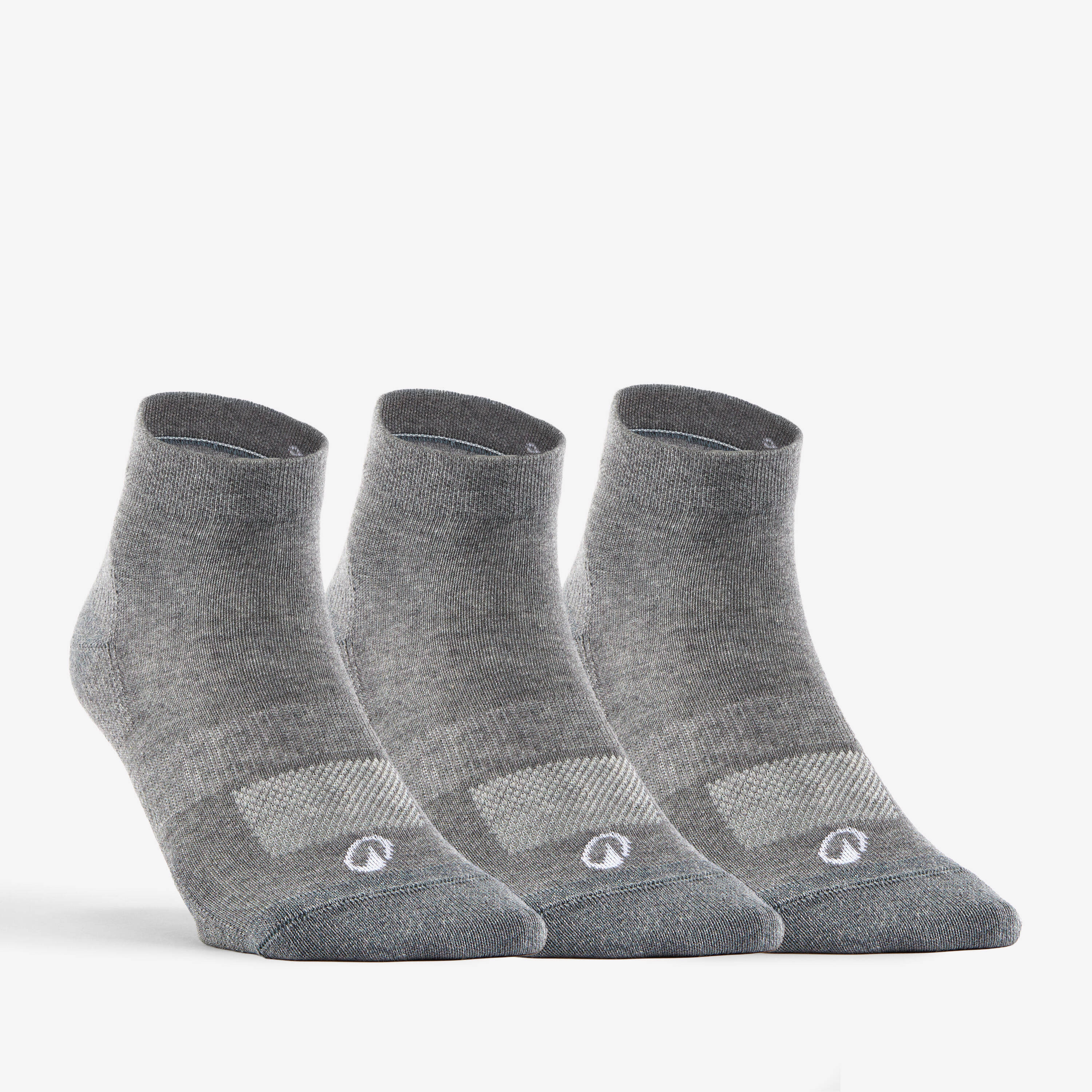 Mid Sports Socks RS160 Tri pack Dark Grey -  1